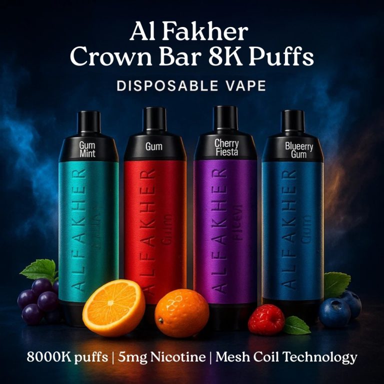 Al Fakher Crown Bar 8K Vape – 8000 Puffs Dubai UAE