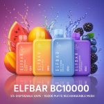 Elfbar BC10000 Disposable Vape 10,000 Puffs Rechargeable USB-C Battery