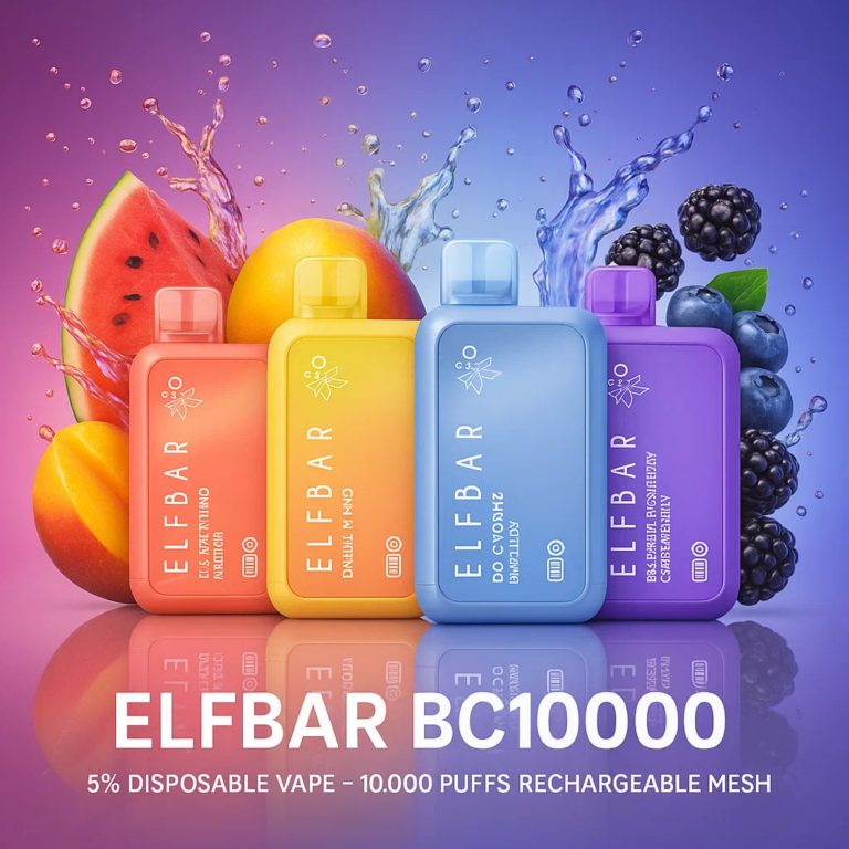Elfbar BC10000 Disposable Vape 10,000 Puffs Rechargeable USB-C Battery